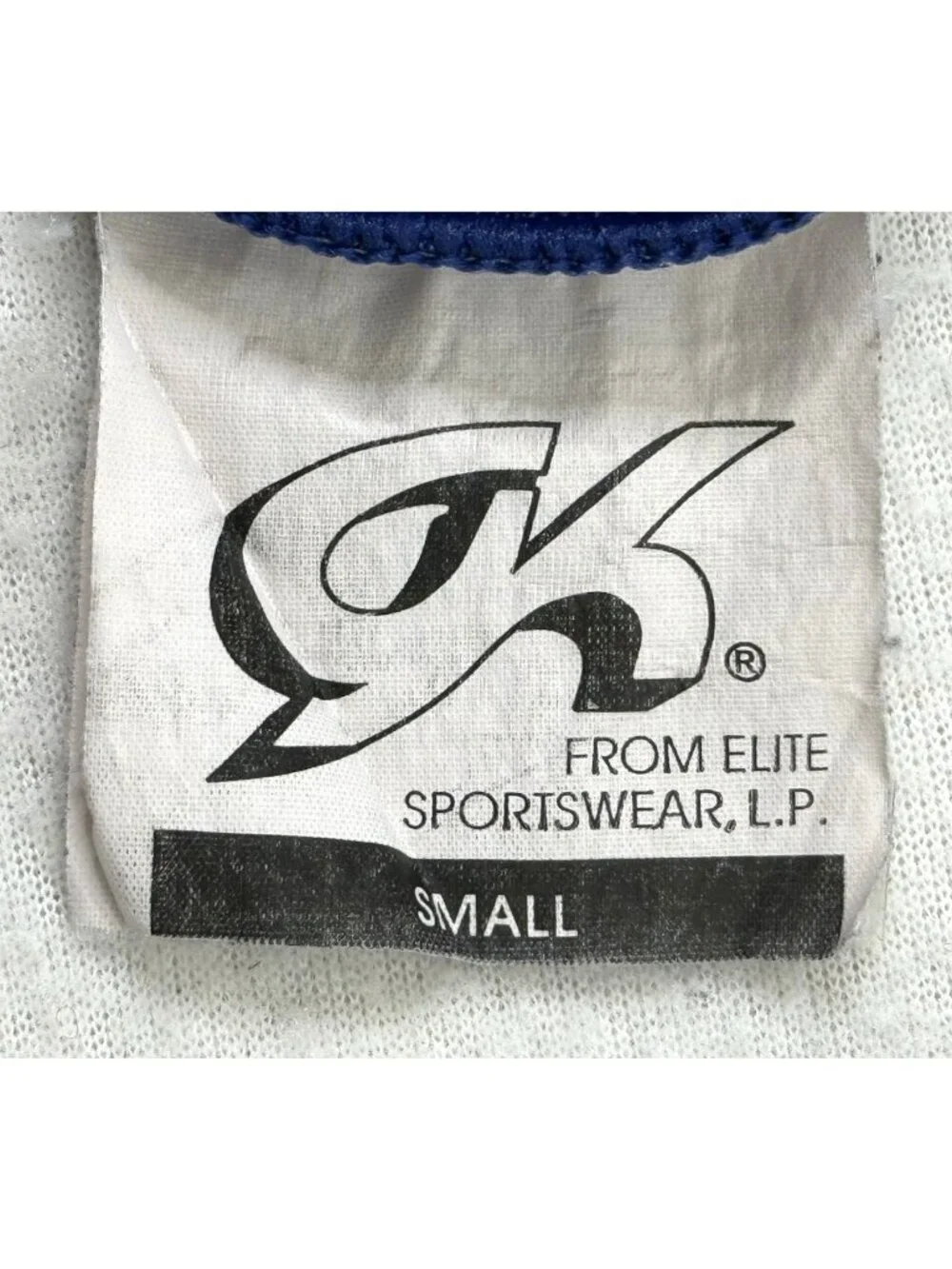 GK Elite Sportswear Velour Silver Sparkle Leotard Youth size Medium Blue